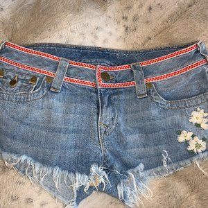 True Religion Jean Shorts